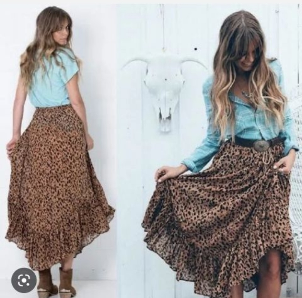 RARE Spell Saphari Skirt L UFT